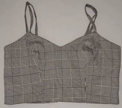 Blusa Listrada Cor Cinza