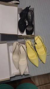 Scarpin Slingback Em Couro Arezzo