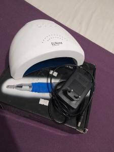 Cabine De Led + Lixadeira De Unhas