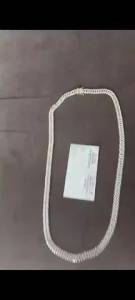 Corrente E Pulseira De Prata 1100