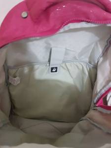 Mochila Grande Rebecca Bonbon Original Rosa Choque Com Glitter