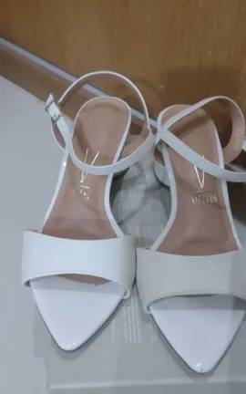 Salto Bloco Vizzano 37 Pouco Uso Off White