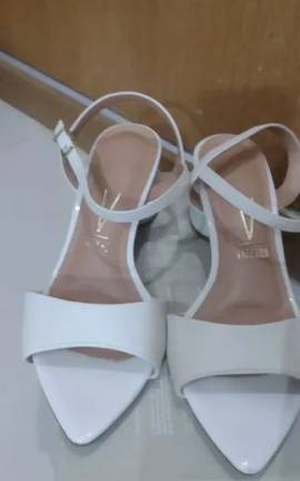 Salto Bloco Vizzano 37 Pouco Uso Off White