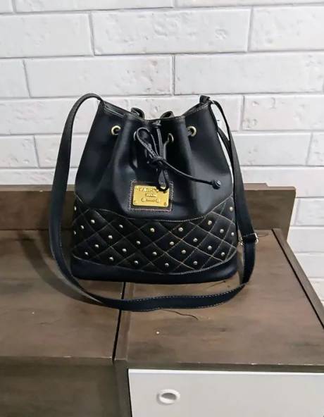 Bolsa Feminina Preta Mdia , Ala De Ombro