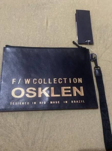 Bolsa Osklen New Piracuru Flat Clutch
