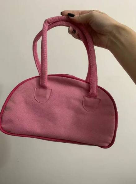 Bolsa De Mo Rebelde / Rbd Original (rosa De Cinza)