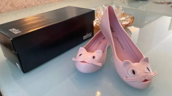 Sapatilha Melissa Gato Purrrr Original Tamanho 36