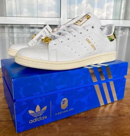 Tnis Adidas Bape Stan Smith Branco
