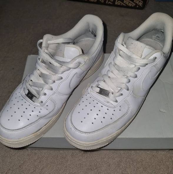 Tenis Nike Air Force 01 Branco Original Com Nota Fiscal