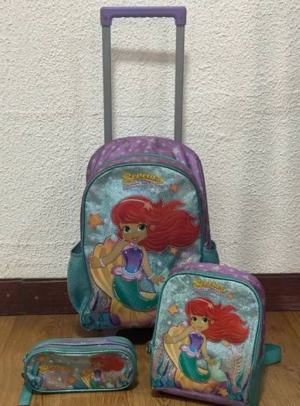 Mochila Infantil Da Sereia
