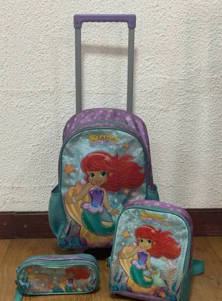 Mochila Infantil Da Sereia