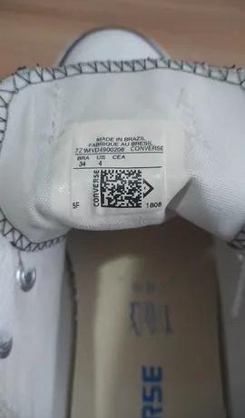 Tenis Converse Original Plataforma Nr. 34