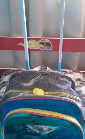 Mochila Escolar De Rodinhas Infantil Hot Wheels