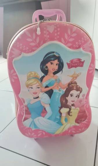Mochila De Rodinhas Disney Princesas Maxtoy