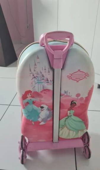 Mochila De Rodinhas Disney Princesas Maxtoy