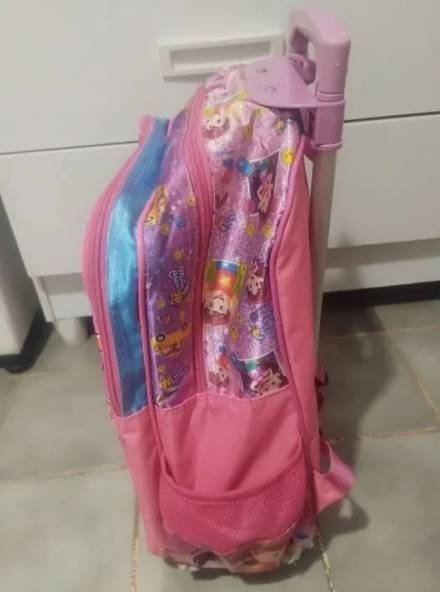 Mochila Escolar Infantil Maria Clara E Jp Com Rodinha
