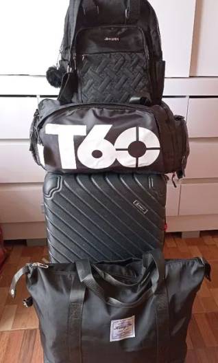 Kit De Malas E Mochilas -  Novo