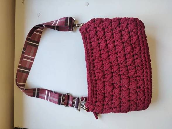 Bolsa Croch Vermelha Com Ala Ajustvel