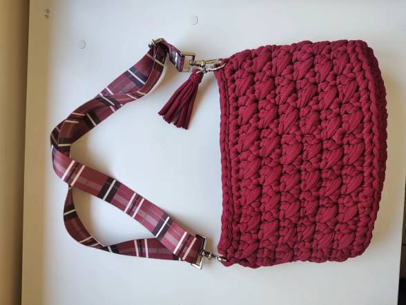 Bolsa Croch Vermelha Com Ala Ajustvel