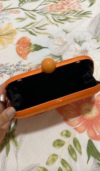 Bolsa Clutche Laranja