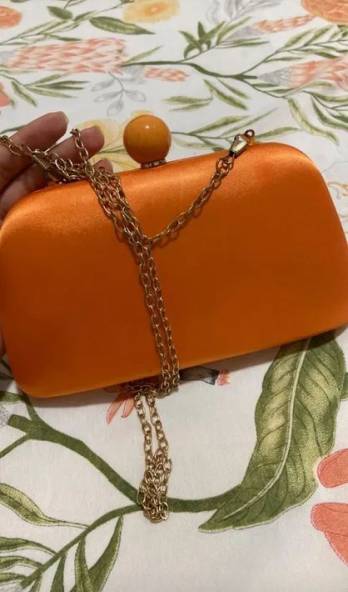 Bolsa Clutche Laranja