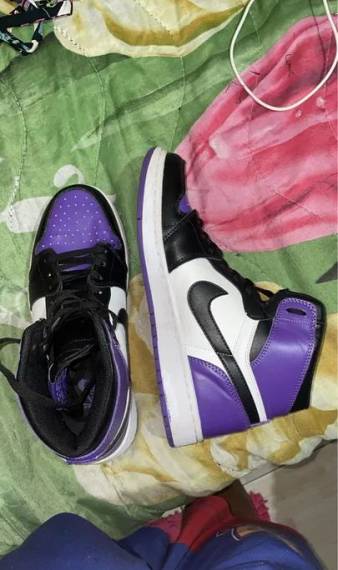 Tnis Nike Air Jordan 1 Court Puple