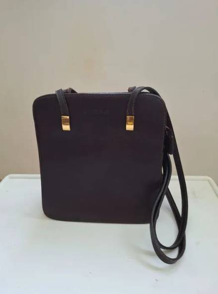 Bolsa De  Couroombro Marrom