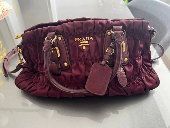 Bolsa Prada Original Em Excelente Estado