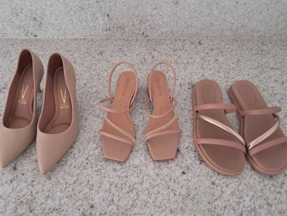 3 Pares De Sapatos Tamanho 38