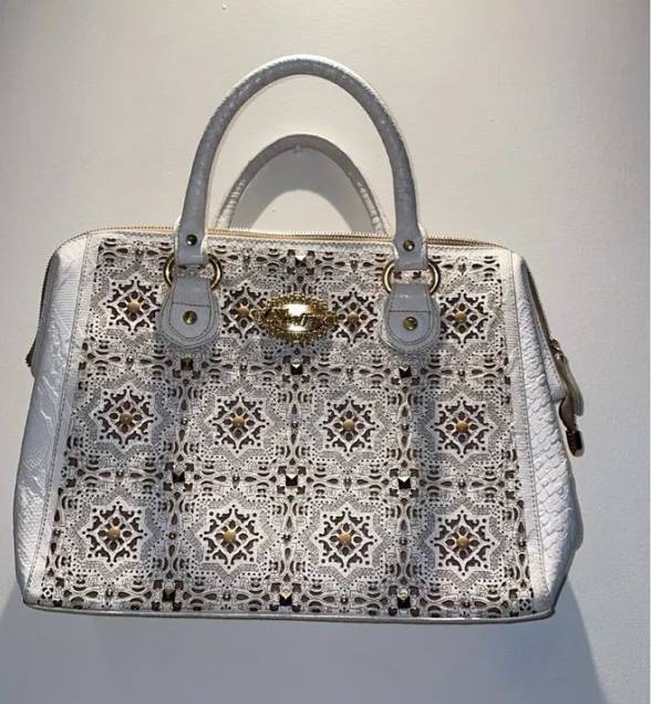 Bolsa Original Carmen Steffans Couro Branca