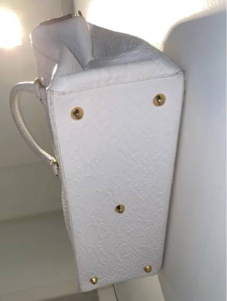 Bolsa Original Carmen Steffans Couro Branca