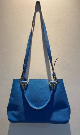 Bolsa Original Arezzo Couro Azul