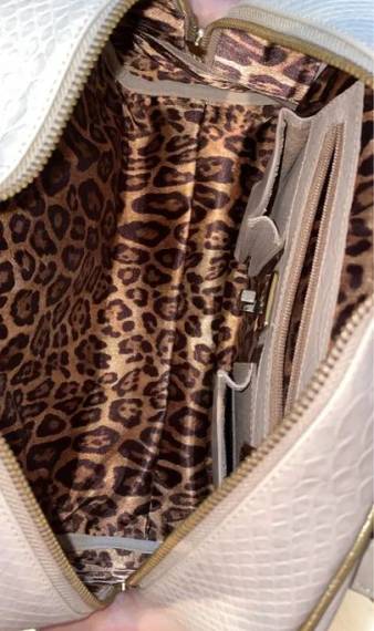 Bolsa Original Carmen Steffens Couro Bege