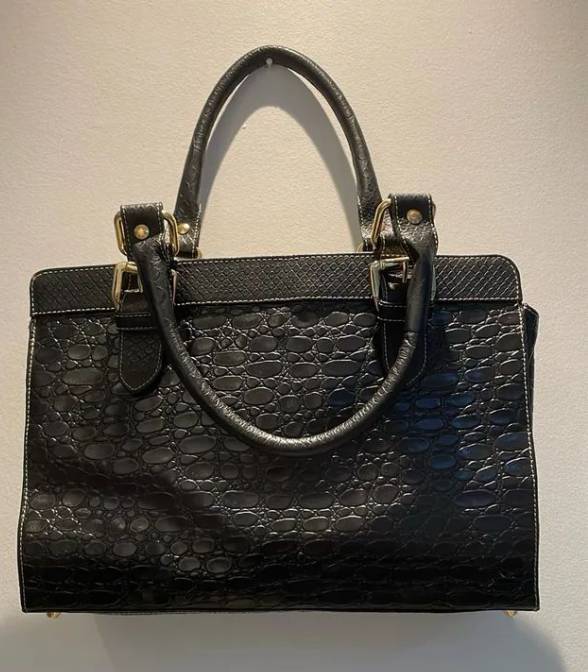 Bolsa Original Carmen Steffans Couro Preta