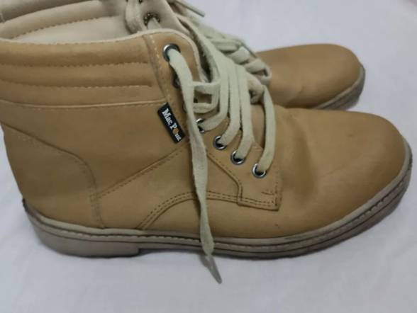 Bota Masculina Marrom/bege Mac-p 37