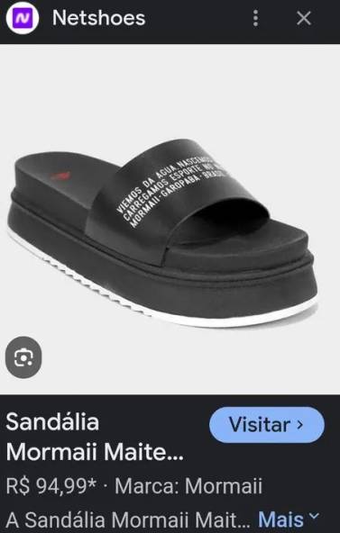 Sandlia Mormaii  Com Amarrao Num.38 Nova