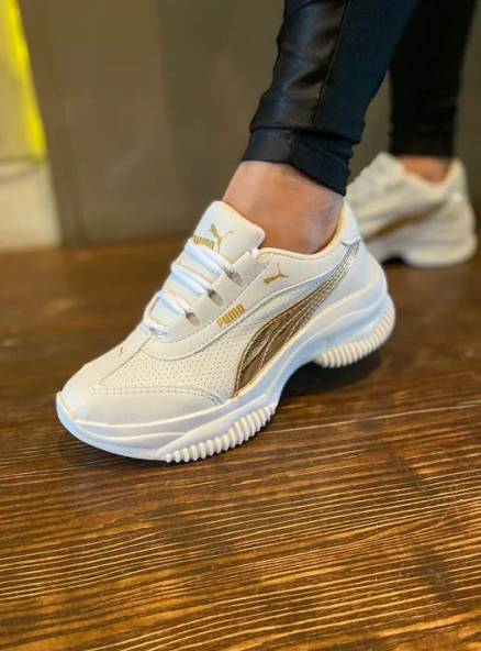 Tnis Puma Feminino Casual Branco