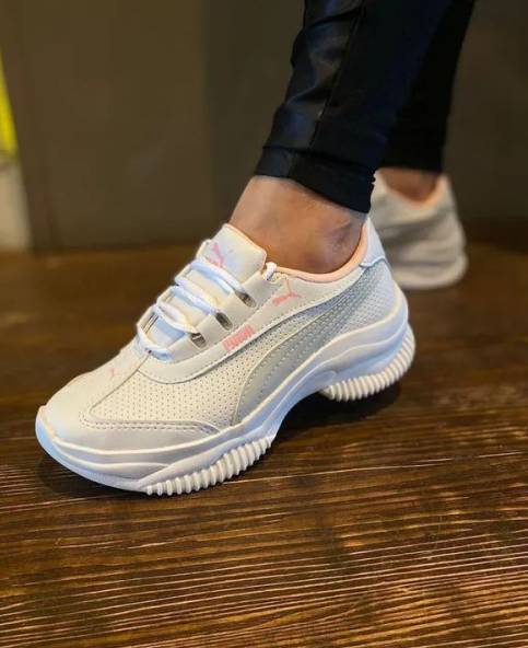 Tnis Puma Feminino Casual Branco
