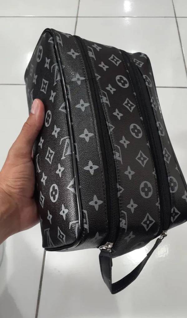 Bolsa De Mo Necessrie Material Couro Legtimo