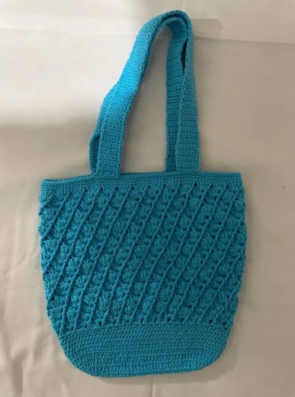 Bolsa De Croch Azul