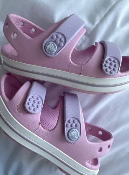 Sandlias Infantis Rosa Crocs
