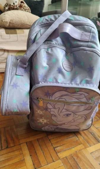Kit Mochila E Lancheira Disney Frozen - Bagaggio