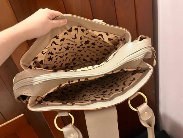 Bolsa Couro 100% Legtimo Marca Courofino