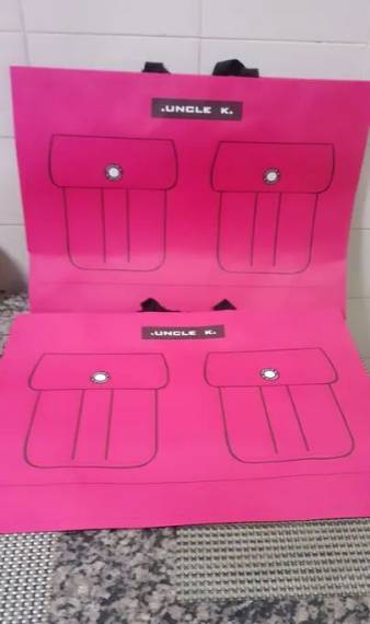 Bolsa Rosa De Mo