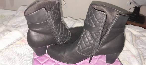 Botas Pretas Picadilly De Cano Curto