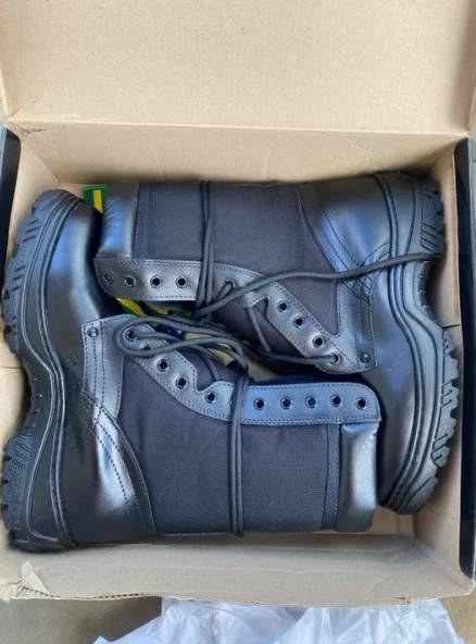 Coturno Bota Ttica Masculina Preta Kallucci