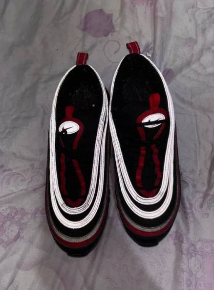 Nike Air Max 97 Preto E Vermelho - Original