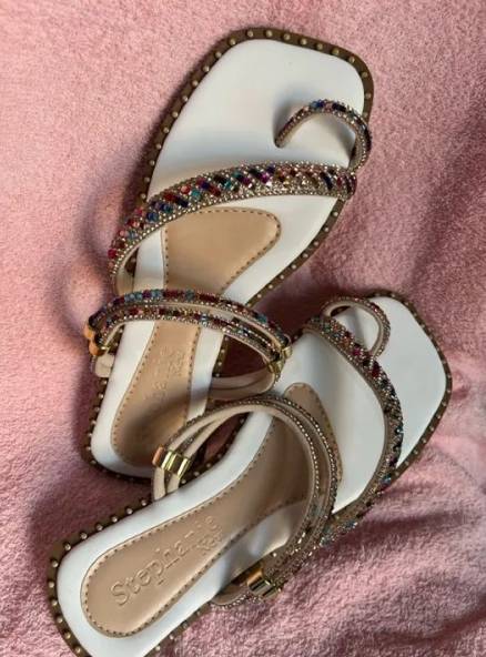 Sandlias Rasteirinhas Strass