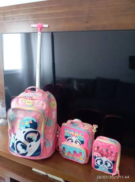 Conjunto Mochila+estojo+lancheira Puket Original
