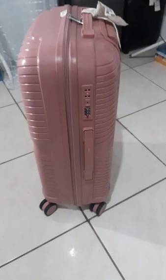 Mala De Viagem Rosa 23kg